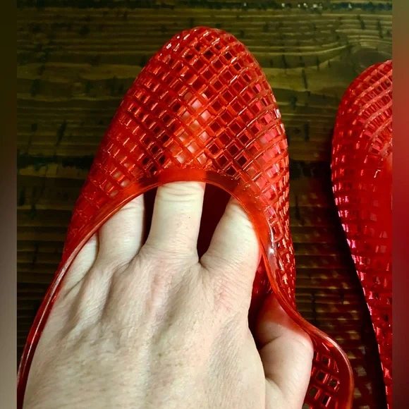 New Red Jelly Flats by Wild Fable - Picture 2 of 6